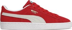 Кроссовки Puma Suede Classic 21 Jr High Risk Red, красный
