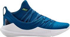 Кроссовки Under Armour Curry 5 GS Blue, синий