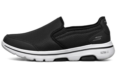Go Walk 5 Кроссовки для мужчин с низким верхом, черного/белого цвета Skechers