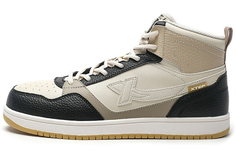 Кроссовки XTEP Skateboarding Shoes Men High-top Tea White/black/tea Brown, черный