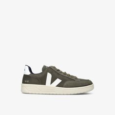 Кроссовки v12 с сетчатым логотипом и v-образным логотипом Veja, хаки