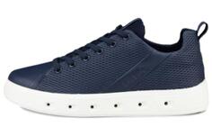 Кроссовки ecco Skateboarding Shoes Men Low-top Blue, цвет Ocean