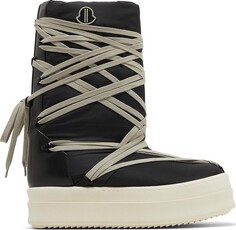 Кроссовки Moncler x Rick Owens Bigrocks Boot Black, черный