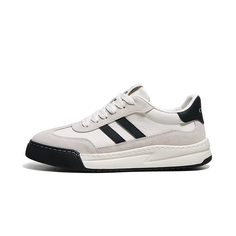Кроссовки CAMEL Skateboarding Shoes Men Low-top, белый/черный