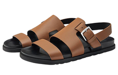 Сандалии мужские Hermès Corentin Slide, коричневый Hermes