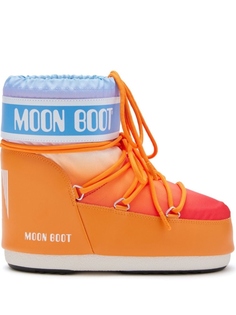 Moon Boot сапоги Icon с логотипом, оранжевый
