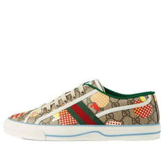 Кроссовки GUCCI Les Pommes Tennis 1977 Sneakers Beige Multi, бежевый