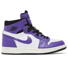 Кроссовки Nike Air Jordan 1 High Zoom Comfort Crater Purple, Белый