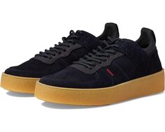 Кроссовки HUGO Evan Suede Leather Sneakers, темно-синий