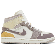 Кроссовки Air Jordan 1 Mid SE Craft Inside Out - Taupe Haze, Коричневый