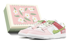 Кроссовки Nike Dunk Skateboarding Shoes Men Low-top Pink, розовый
