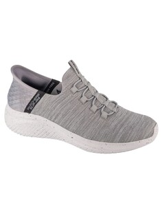Кроссовки на шнуровке Skechers, серый