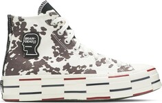 Кроссовки Converse Brain Dead x Chuck 70 Cow Print, белый
