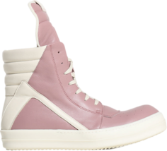Кроссовки Rick Owens Geobasket High Dusty Pink, розовый