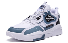 Кроссовки XTEP Lifestyle Shoes Men High-top New White/dark Blue/black, белый/черный