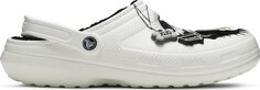 Кроссовки Luke Combs x Classic Lined Clog Skully, белый Crocs