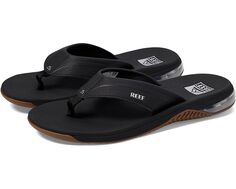 Сандалии Reef Anchor, цвет Black/Silver