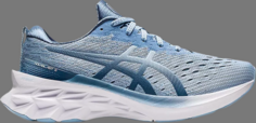 Кроссовки wmns novablast 2 mist soft sky Asics, синий