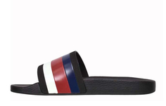 Сандалии GUCCI Pursuit Pool Slides Blue White Stripe
