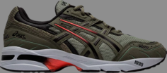 Кроссовки gel 1090 mantle green Asics, зеленый