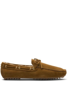 Car Shoe замшевые мокасины, коричневый