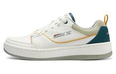 Кроссовки Skechers Skateboarding Shoes Men Low-top White/green/cyan, белый/зеленый/синий