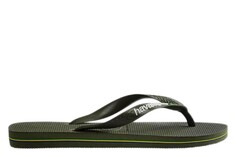 Шлепанцы с логотипом Бразилии Havaianas, хаки