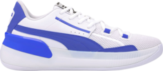 Кроссовки Puma Clyde Hardwood Team Strong Blue, белый