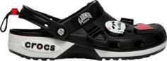Кроссовки Vladimir Cauchemar x Clog Black Skull, черный Crocs