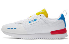 Кроссовки Puma R78 Life Unisex, белый/желтый/красный