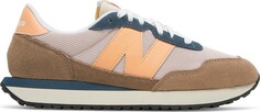 Кроссовки New Balance Wmns 237 Mushroom Space Pink, коричневый
