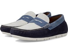 Лоферы Johnston & Murphy Collection Baldwin Penny Driver, цвет Navy Multi