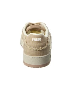 Кроссовки FENDI Match из жаккардовой парусины, бежевый