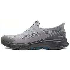 Кроссовки Skechers WOMEN"S GO WALK Lifestyle Shoes Men Low-top Grey/charcoal Grey, серый