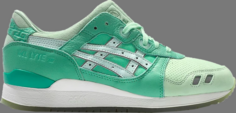 Кроссовки highs and lows x gel lyte 3 silverscreen Asics, зеленый