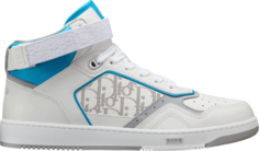 Кроссовки Dior B27 High Dior Oblique - White Light Blue, белый