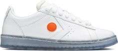 Кроссовки Converse ROKIT x Pro Leather Low Orange Pop, белый