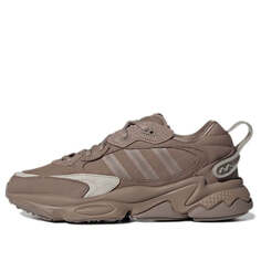 Кроссовки оригиналы ozweego Adidas, коричневый