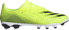 Бутсы Adidas X Ghosted.3 MG Solar Yellow, желтый