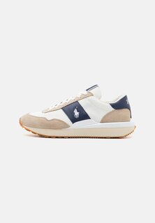 Кроссовки на шнуровке TRAIN 89 SUEDE PANELED SNEAKER Ralph Lauren, кремовый