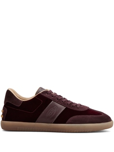 Tods кроссовки со вставками, красный Tod’S