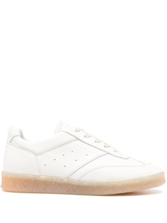 MM6 Maison Margiela кожаные кроссовки, белый
