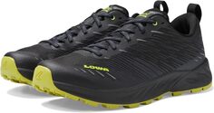 Кроссовки Amplux Lowa, цвет Black/Lime