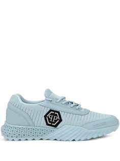 Кроссовки Philipp Plein Runner Hexagon, голубой