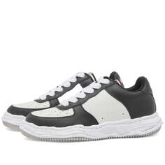 Кроссовки Maison Mihara Yasuhiro Wayne Low Original Sole Leather, цвет Black & White