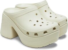 Сабо Siren Clog Crocs, цвет Bone