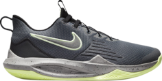 Лимитированные кроссовки Nike Precision 5 FlyEase Iron Grey Barely Volt, серый