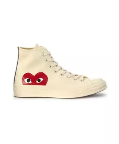 Кроссовки с большим сердцем Comme Des Garçons Play, бежевый