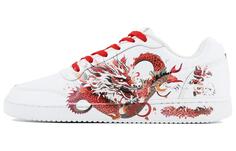 Кроссовки Nike EBERNON Skateboarding Shoes Men Low-top Red, белый