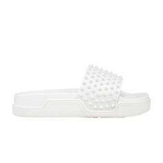 Кроссовки Christian Louboutin Pool Fun Slide White, белый